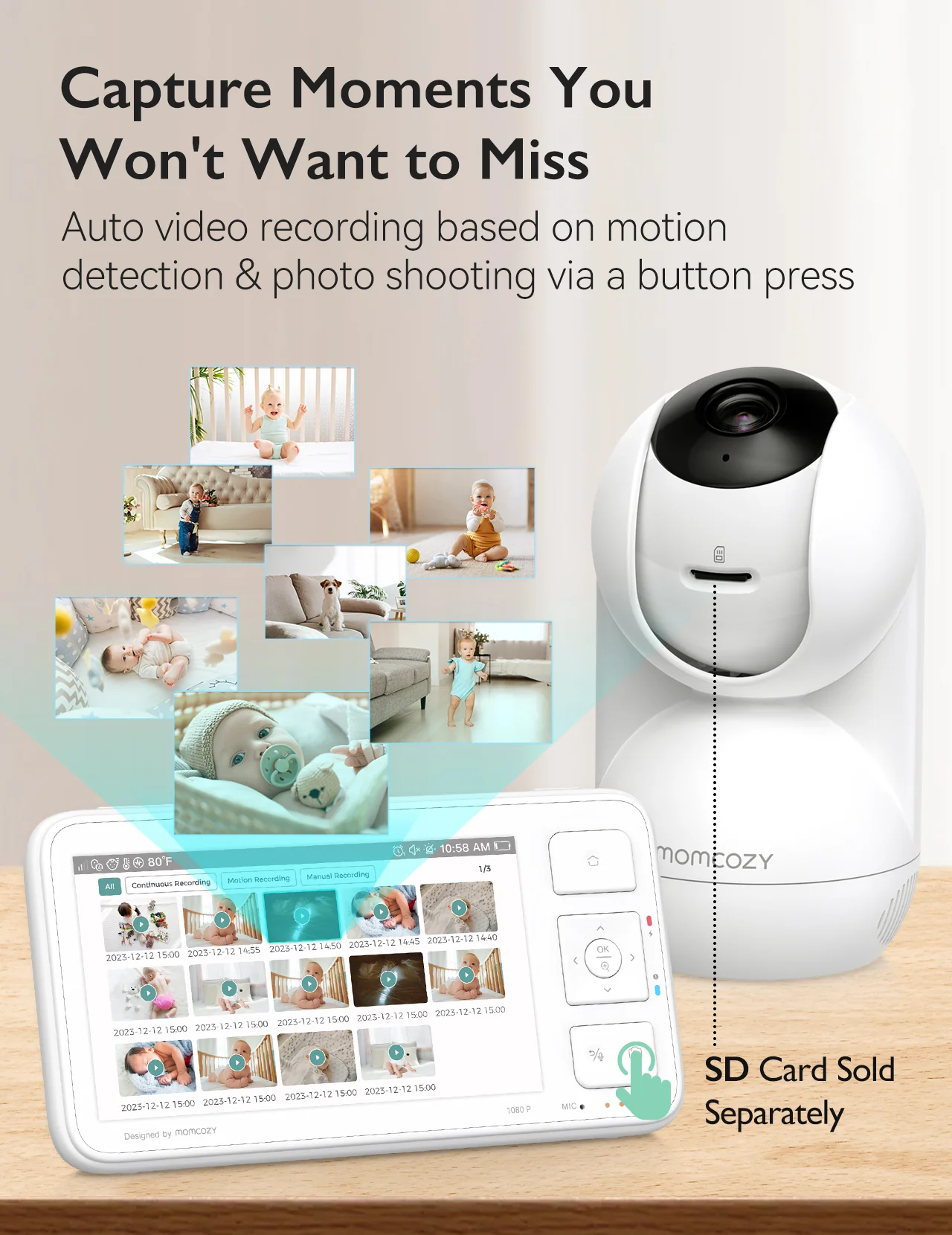 1080p Full HD Kamera für Videobabyphone BM03 - Image 9