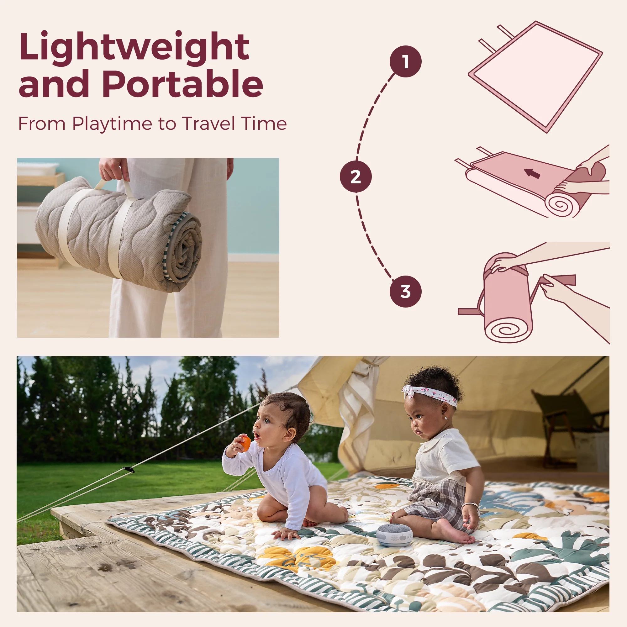 Momcozy Kühlung Komfort Baby Portable Playmat - Image 12
