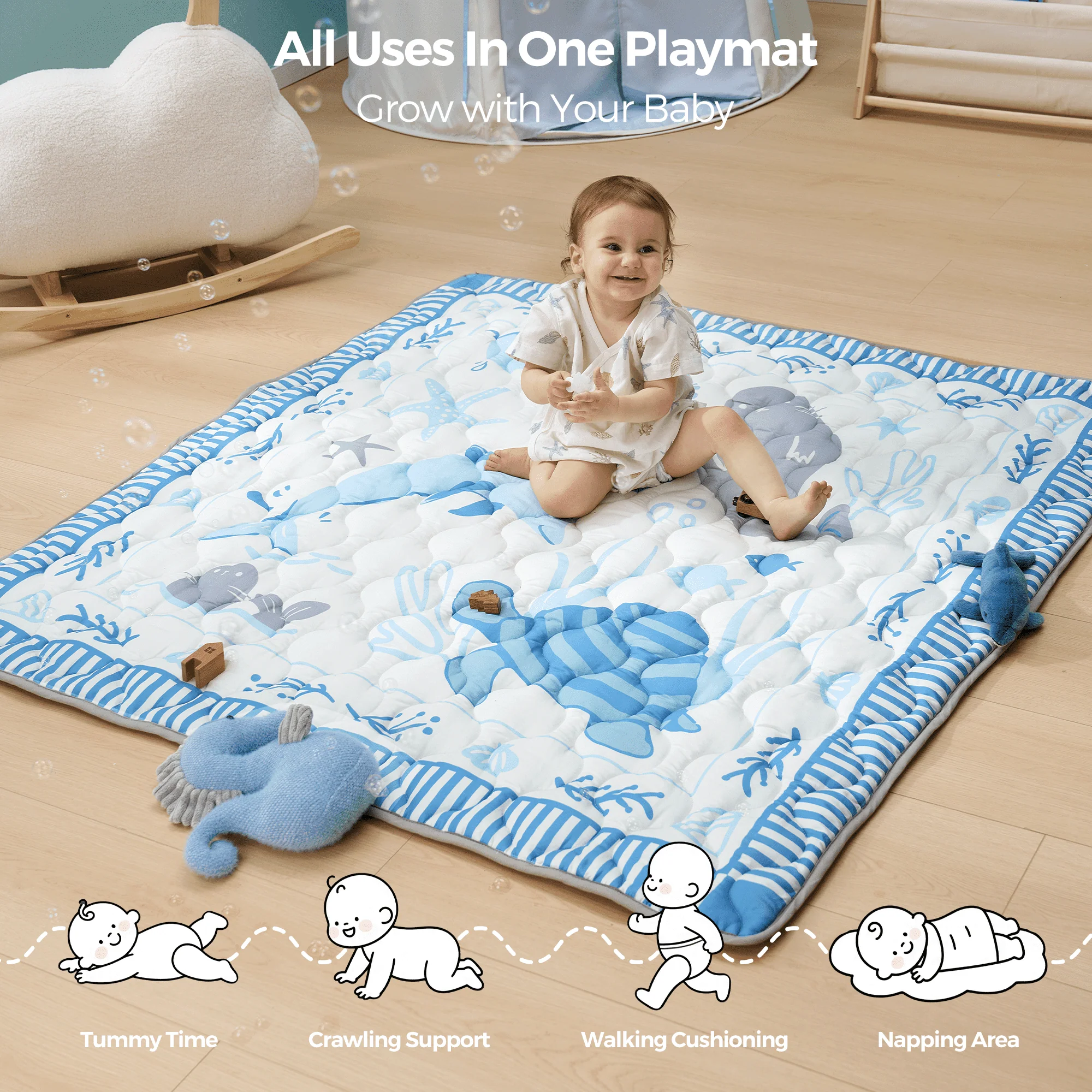Momcozy Kühlung Komfort Baby Portable Playmat - Image 3