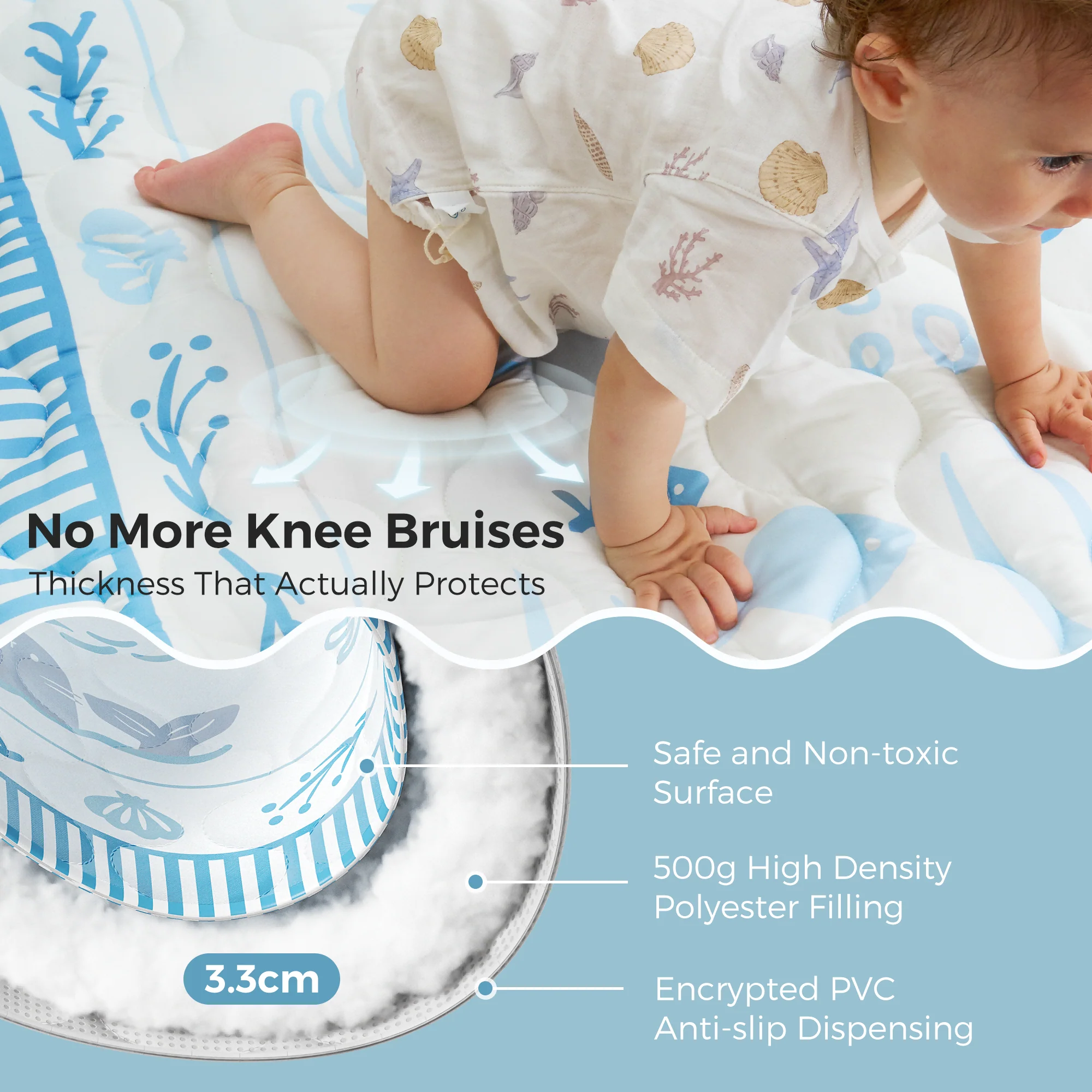 Momcozy Kühlung Komfort Baby Portable Playmat - Image 4