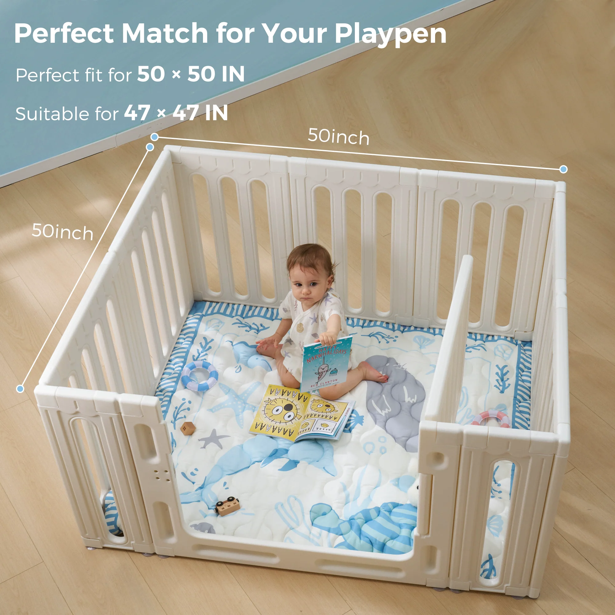 Momcozy Kühlung Komfort Baby Portable Playmat - Image 7