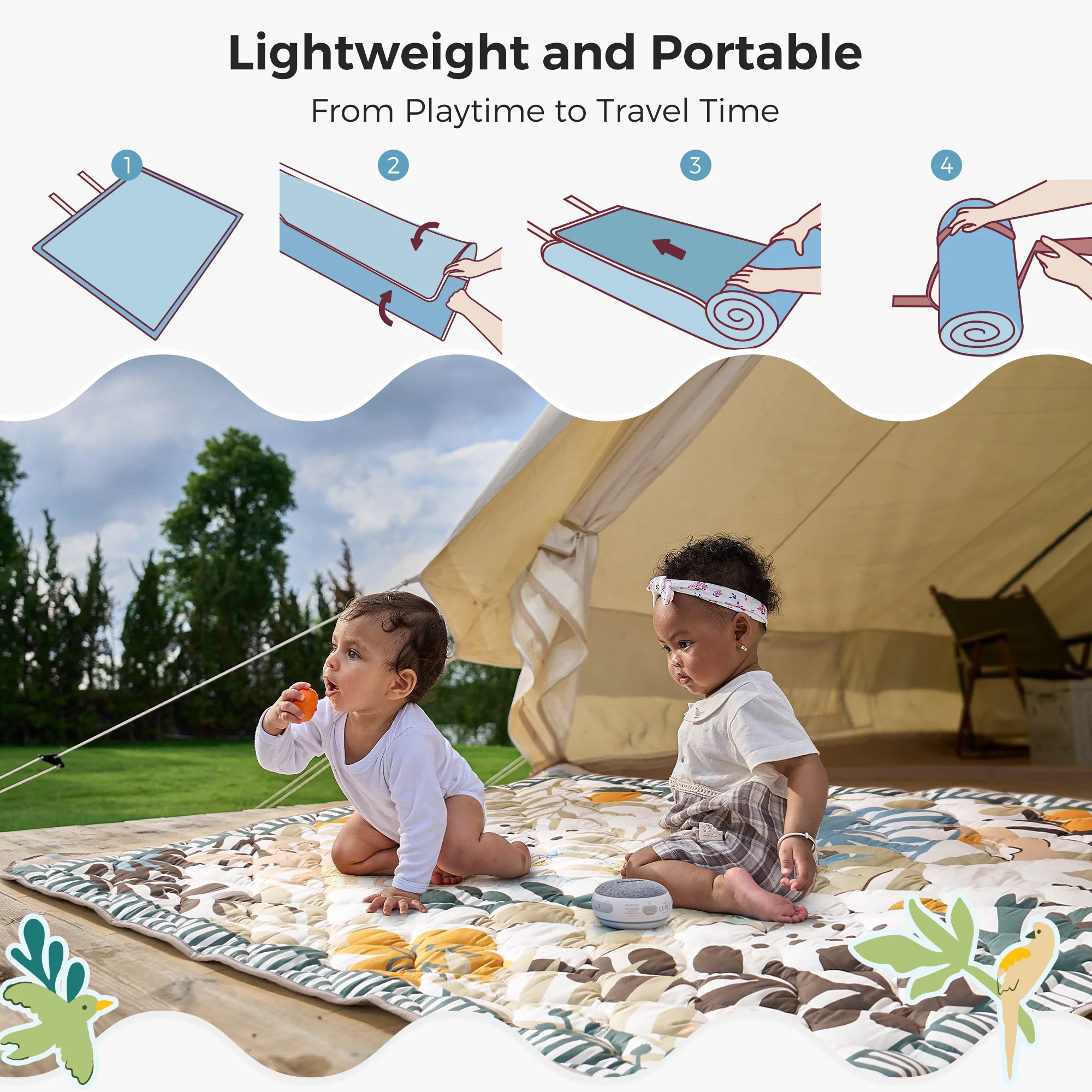 Momcozy Kühlung Komfort Baby Portable Playmat - Image 14