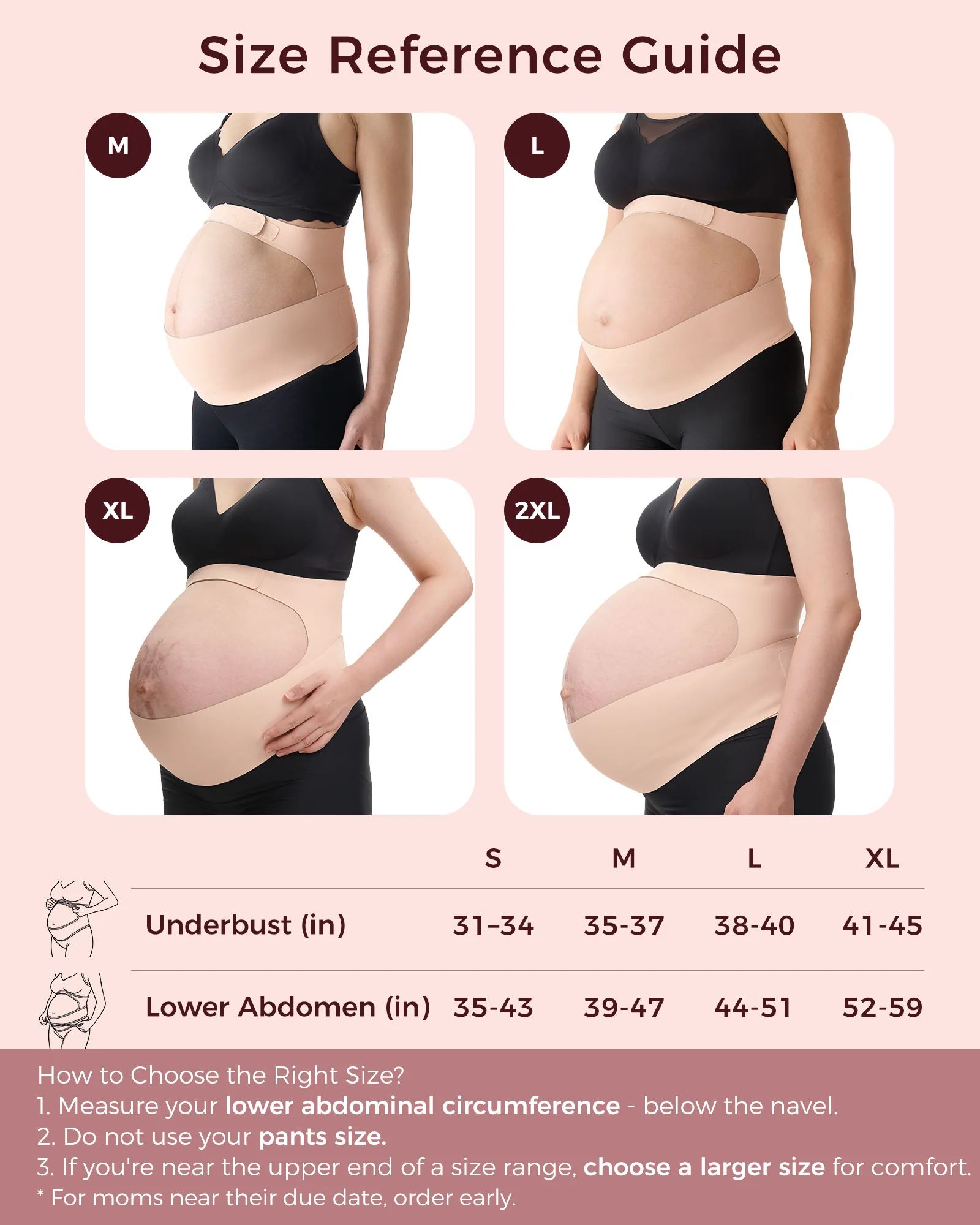 Ergonest Maternity Belly Band & High Waist Pregnancy Underwear &  Pregnancy Wedge Pillows Bundle - Image 6