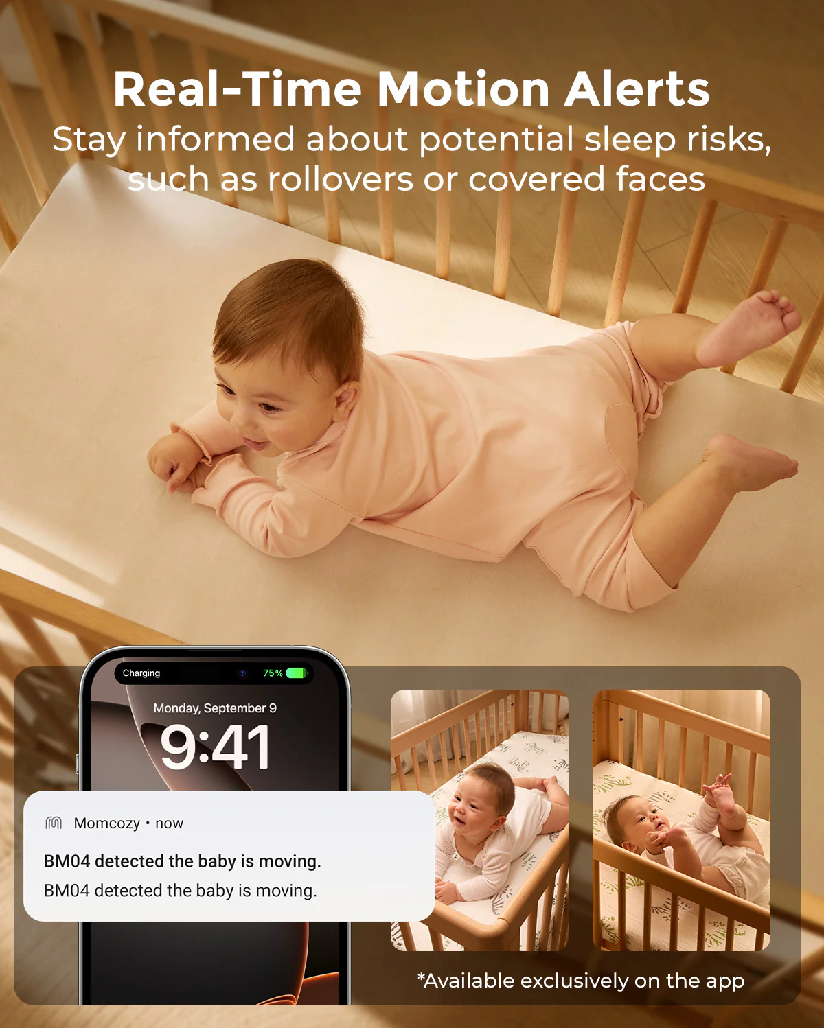 Momcozy 5-Zoll Dual-Mode Intelligentes Babyphone-BM04 - Image 3