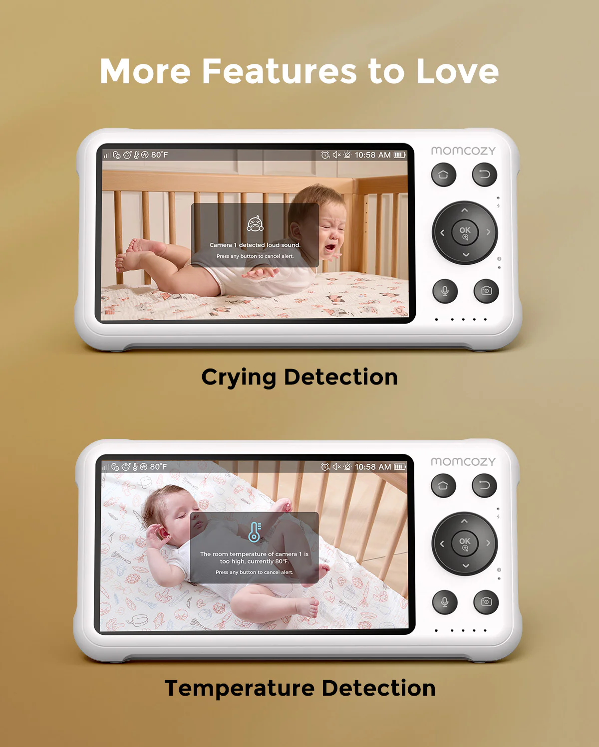 Momcozy 5-Zoll Dual-Mode Intelligentes Babyphone-BM04 - Image 9
