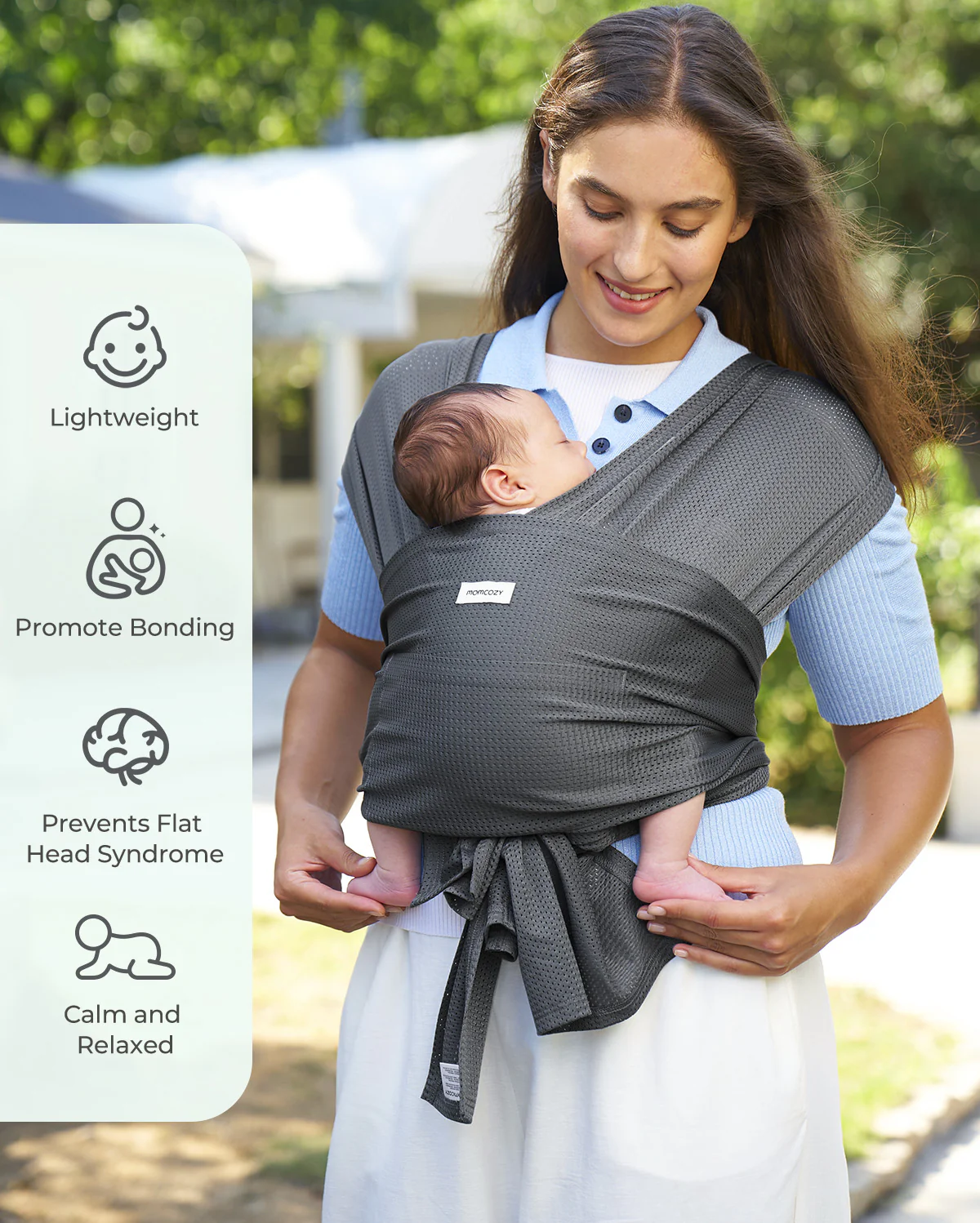 Momcozy SnapLite Cooling Mesh Tragetuch - Image 40