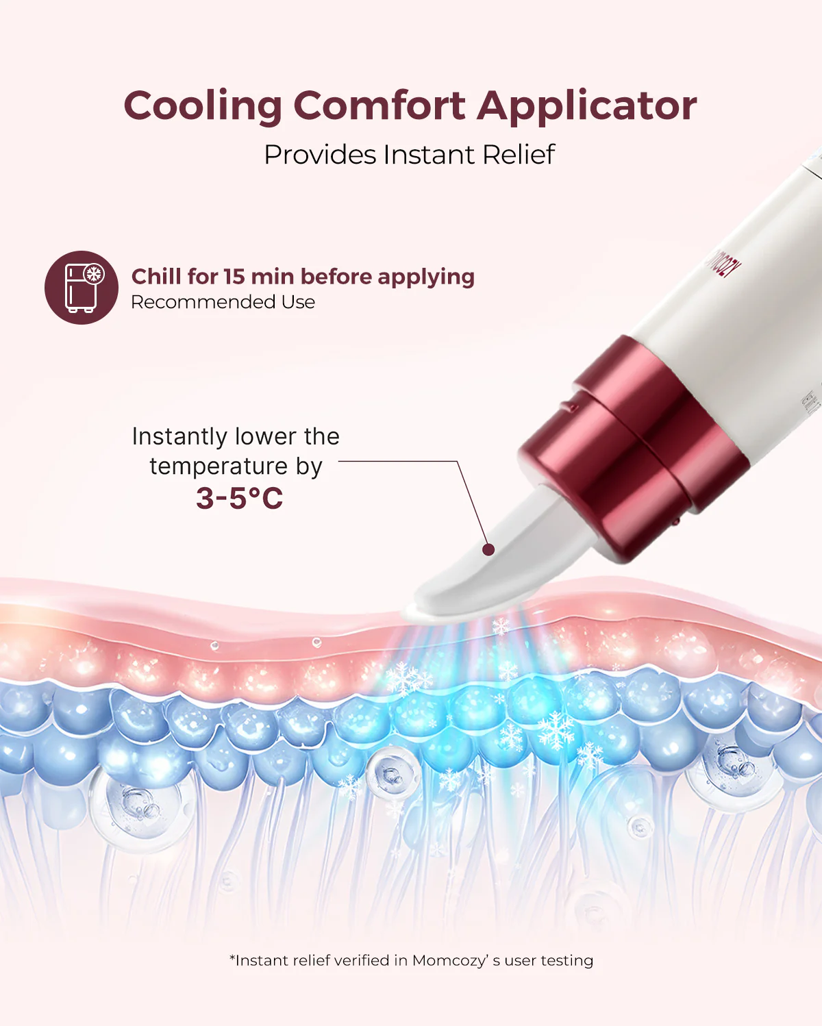 Momcozy ComfortNip™ Cooling Comfort & Touch Free Nipple Cream - Image 5