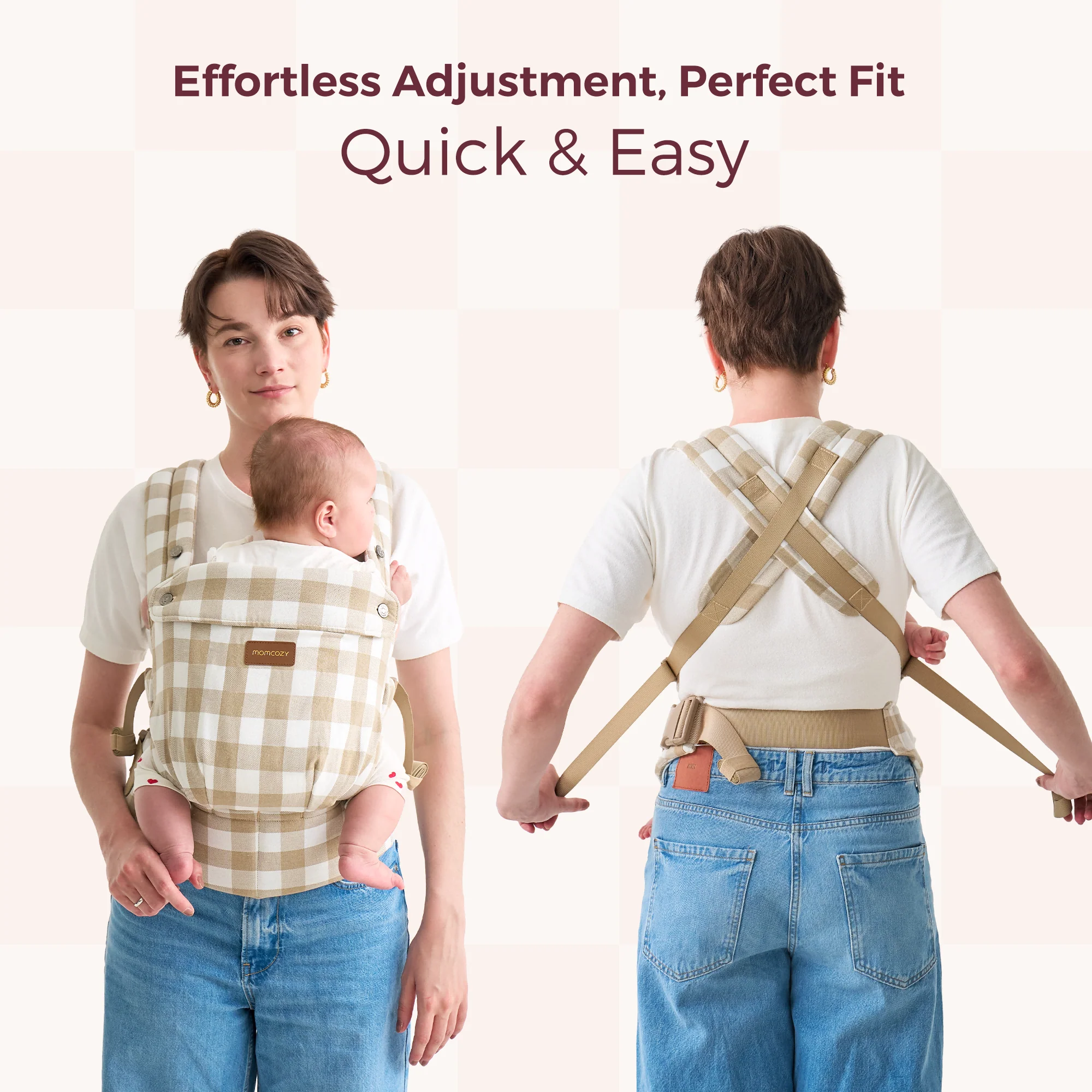 Momcozy PureHug Babytrage - Ergonomisch, gemütlich und leicht - Image 96