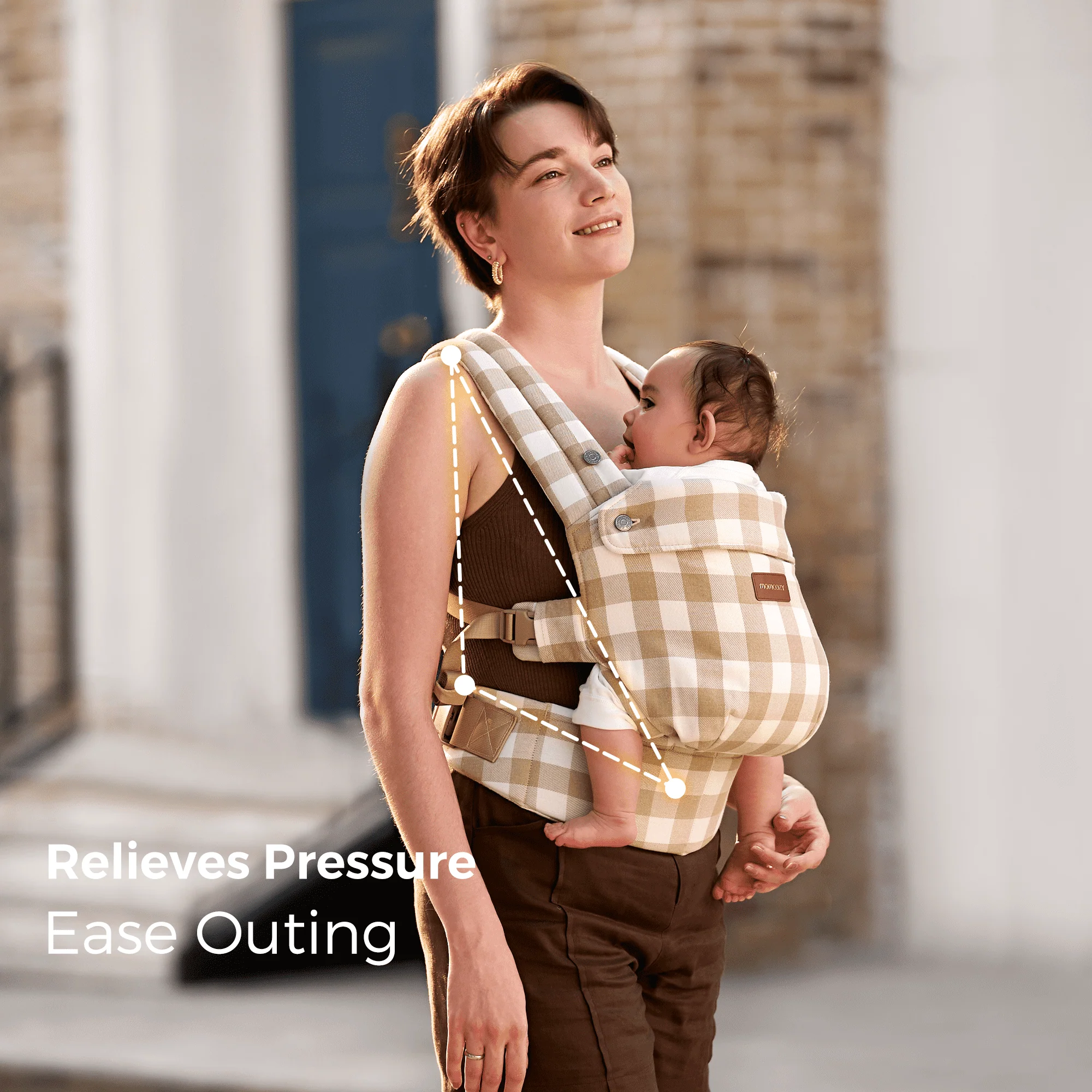 Momcozy PureHug Babytrage - Ergonomisch, gemütlich und leicht - Image 100