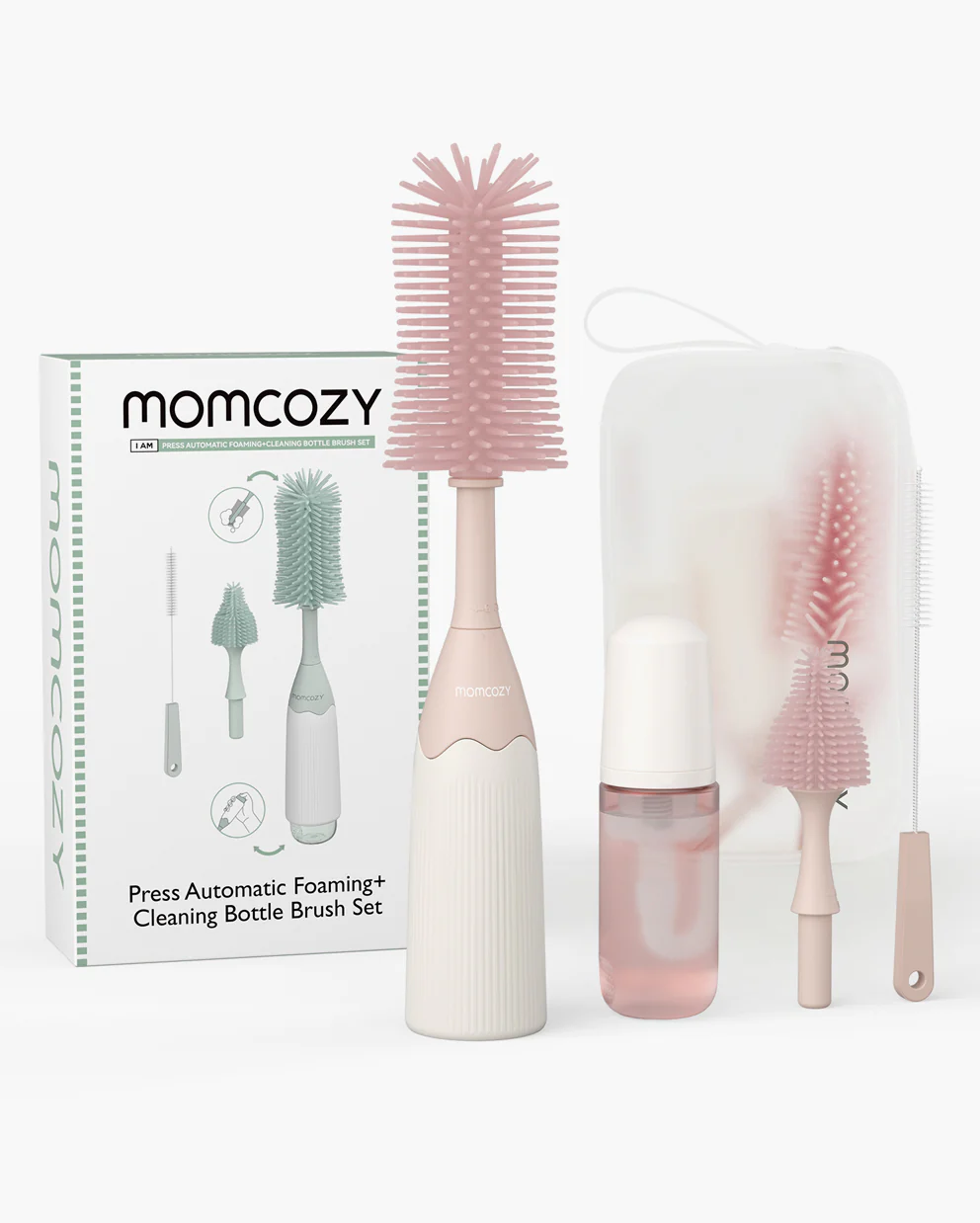 Momcozy Innovatives Flaschenbürsten-Set mit Push-Press-Design - Image 15