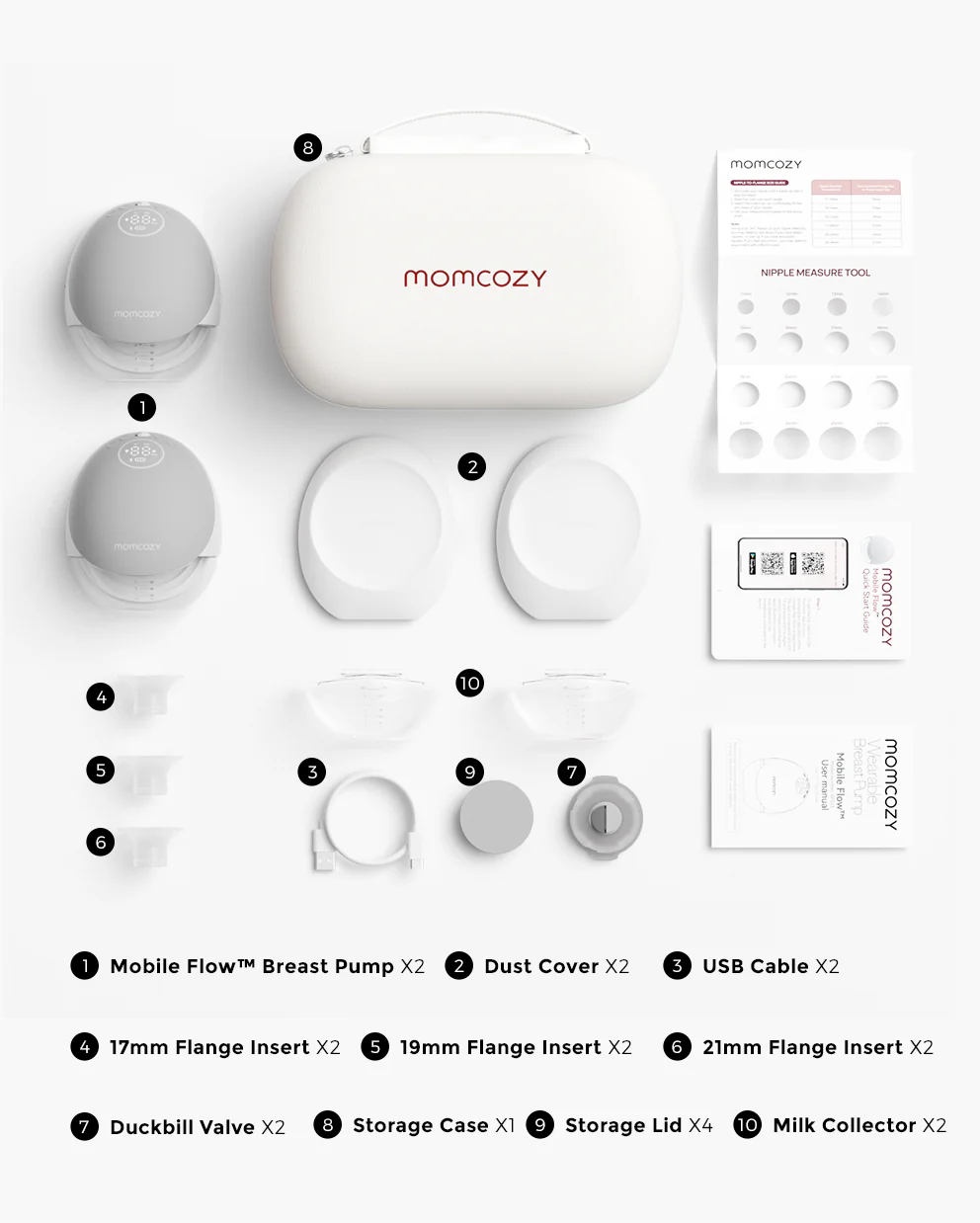 Momcozy Mobile Flow™ Freihändige Milchpumpe | M9 - Image 15