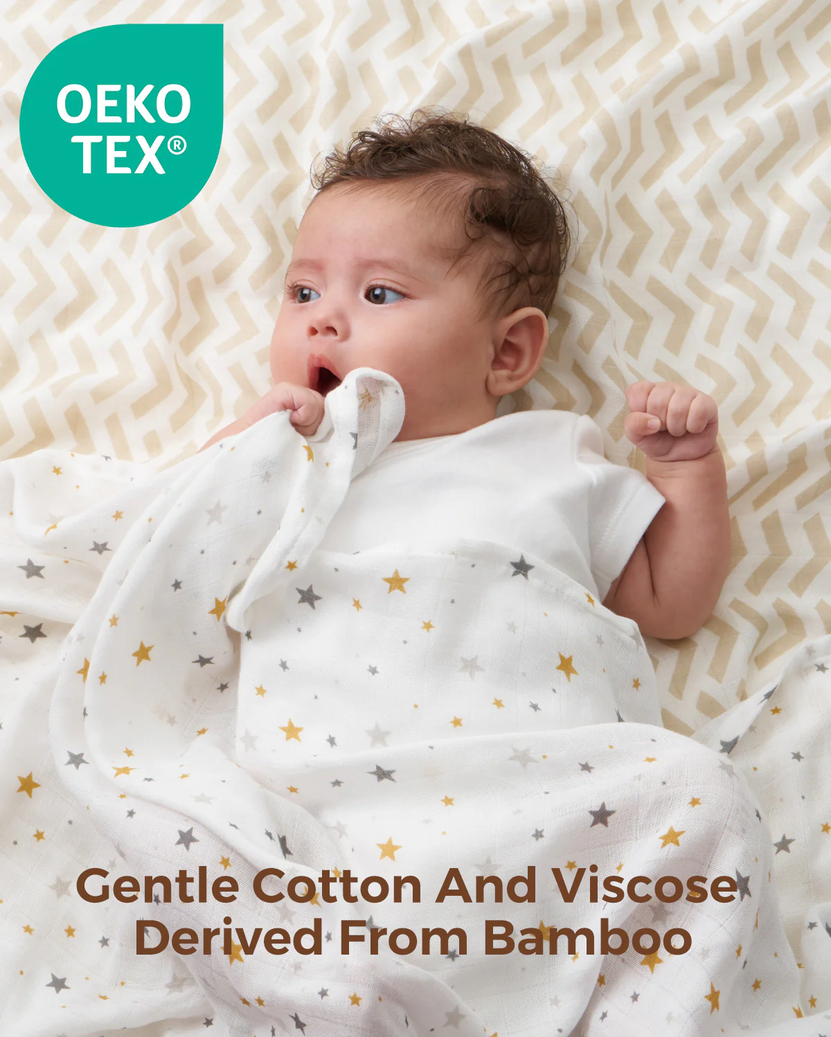 Mamazy Musselin Swaddle Baby Decken, 4 Pack - Image 13