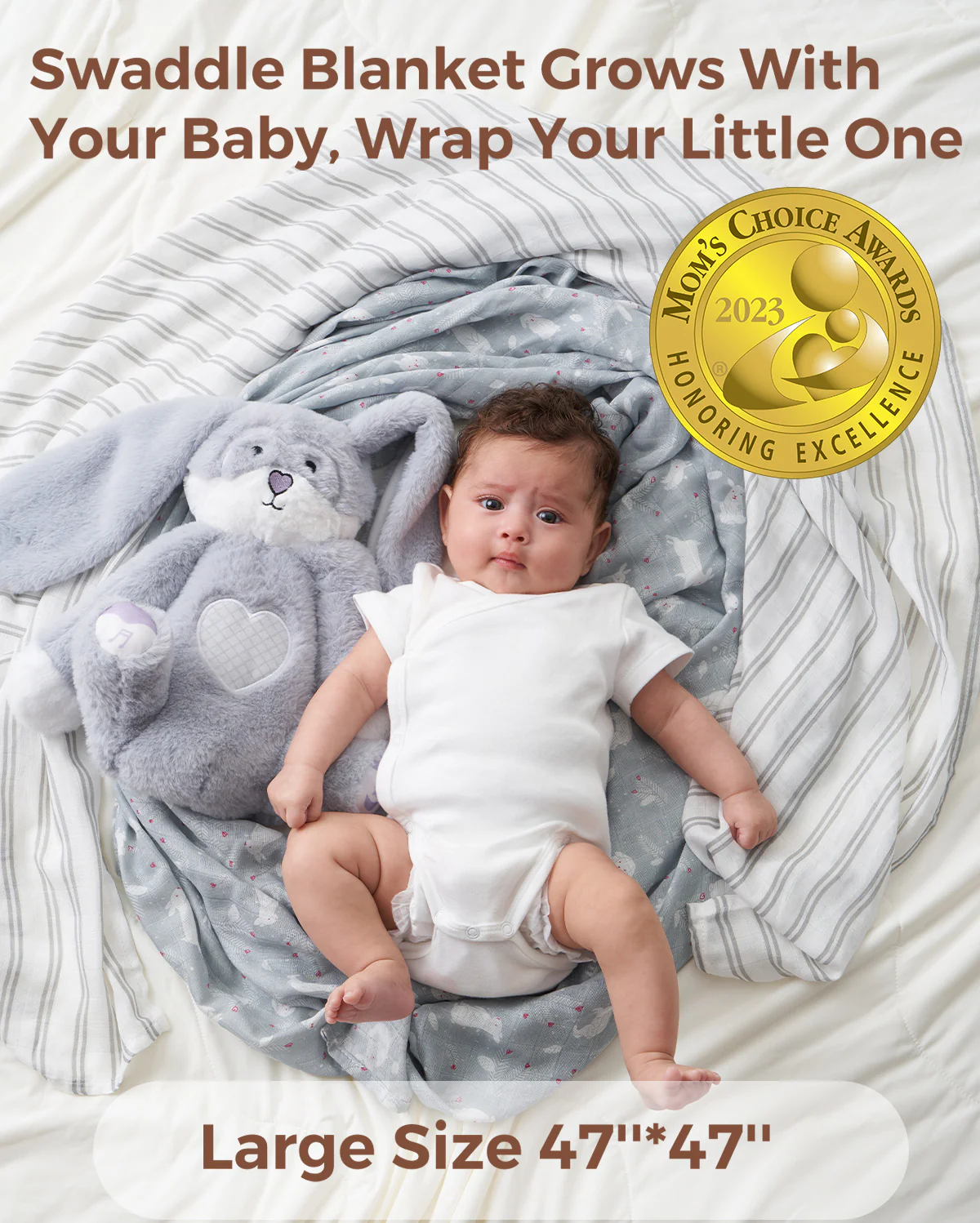 Mamazy Musselin Swaddle Baby Decken, 4 Pack - Image 28