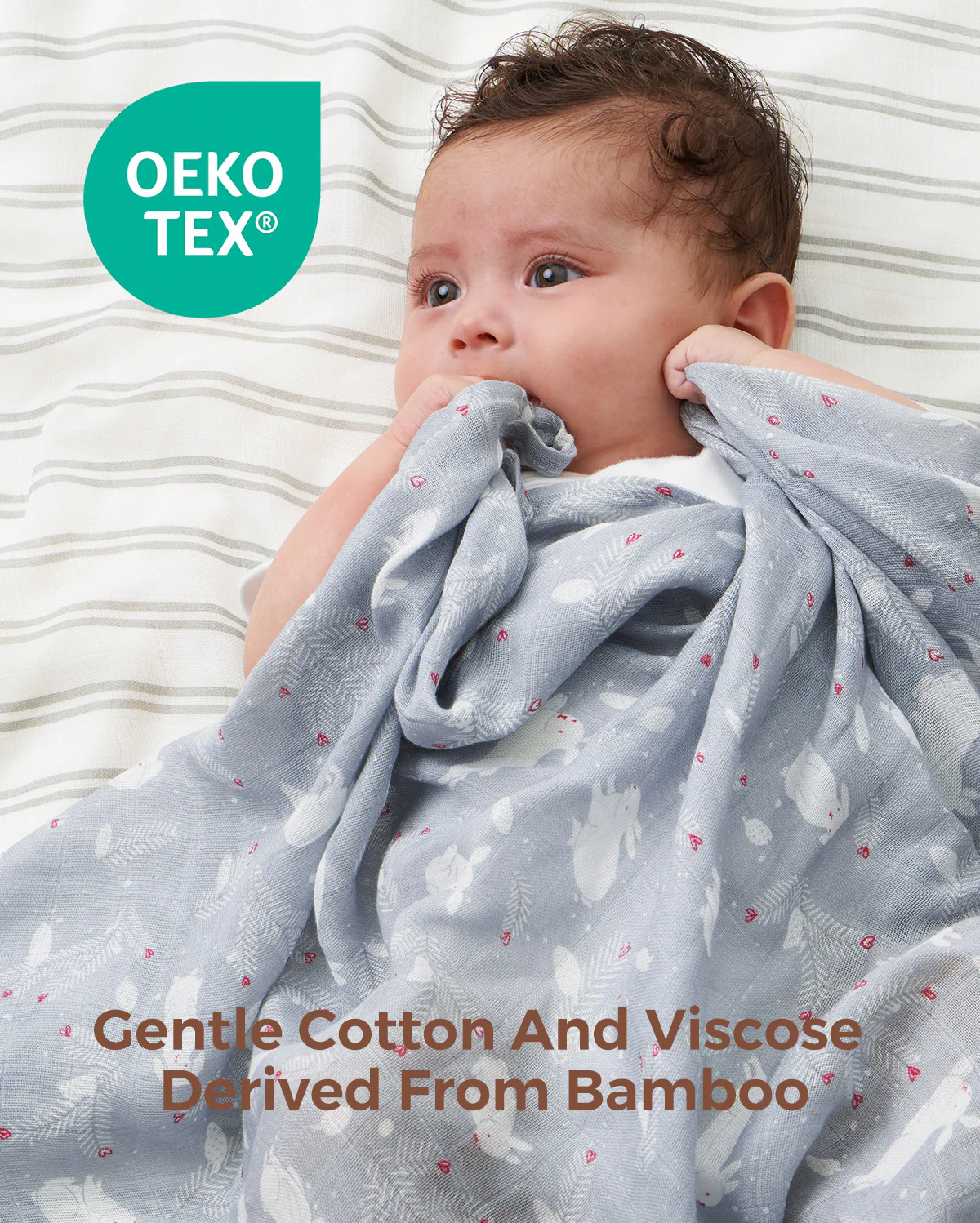 Mamazy Musselin Swaddle Baby Decken, 4 Pack - Image 29