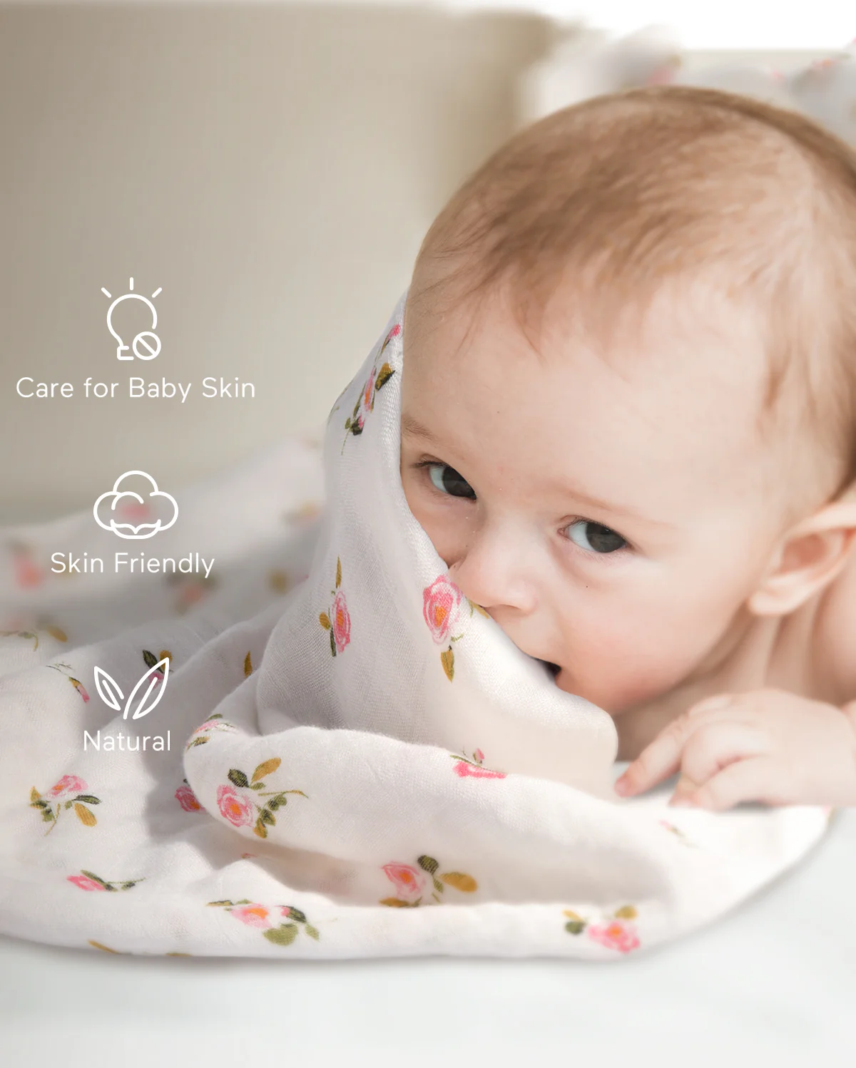 Mamazy Musselin Swaddle Baby Decken, 4 Pack - Image 35