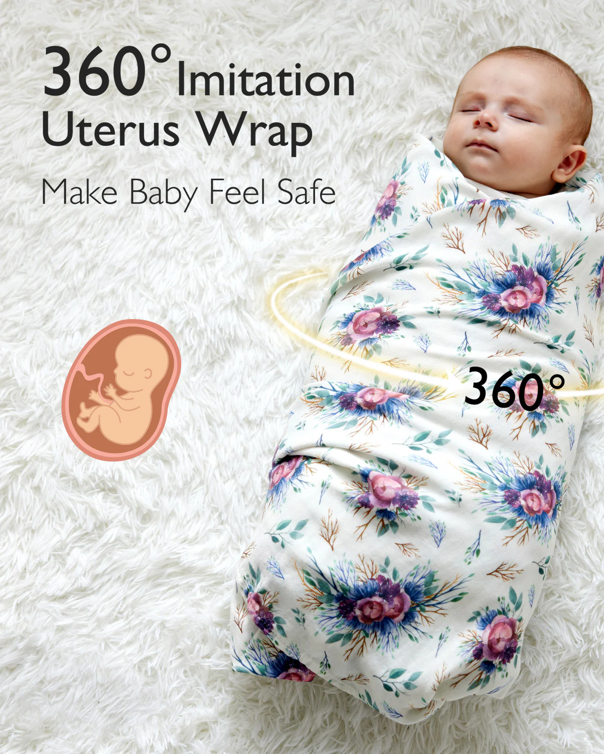 Mamazy Musselin Swaddle Baby Decken, 4 Pack - Image 46