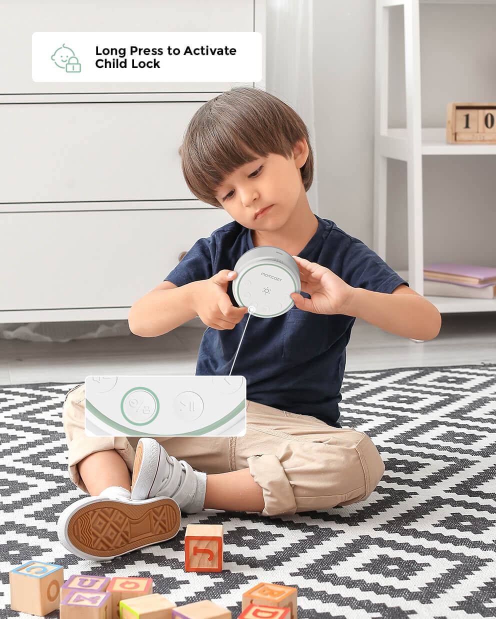 Momcozy Portable Baby Sound Maschine - Lange Batterielebensdauer - Image 3