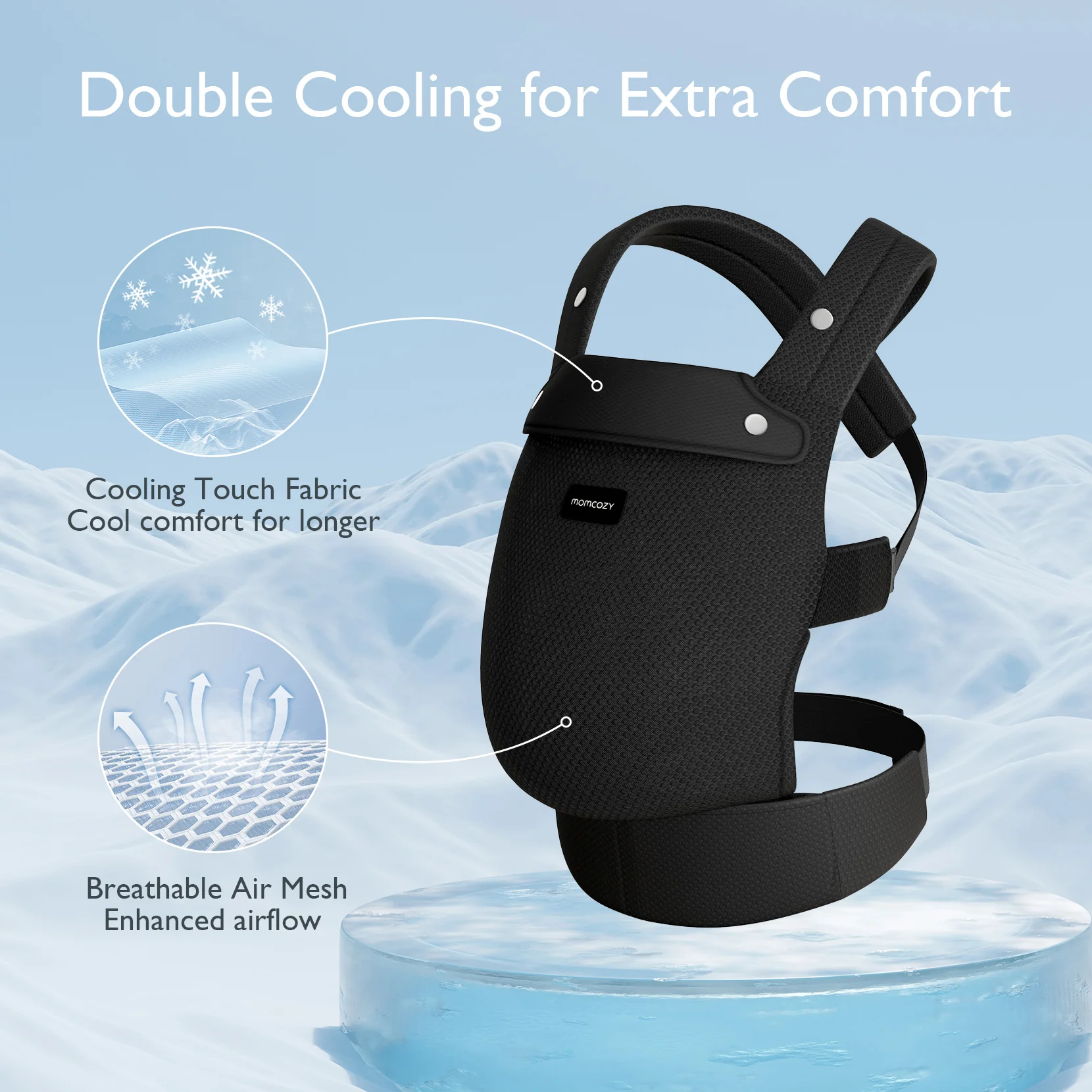 Momcozy PureHug Babytrage - Ergonomisch, gemütlich und leicht - Image 36