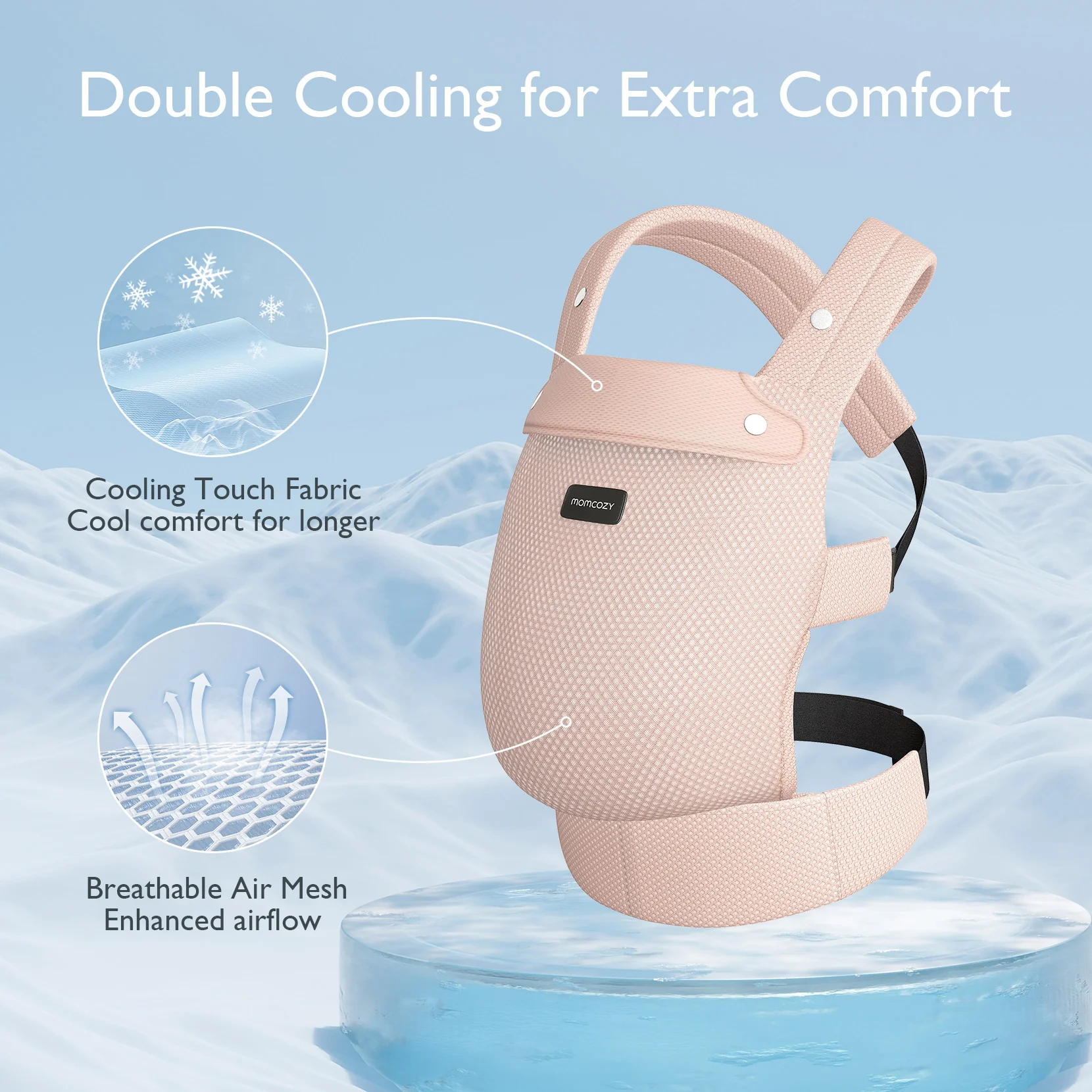 Momcozy PureHug Babytrage - Ergonomisch, gemütlich und leicht - Image 44