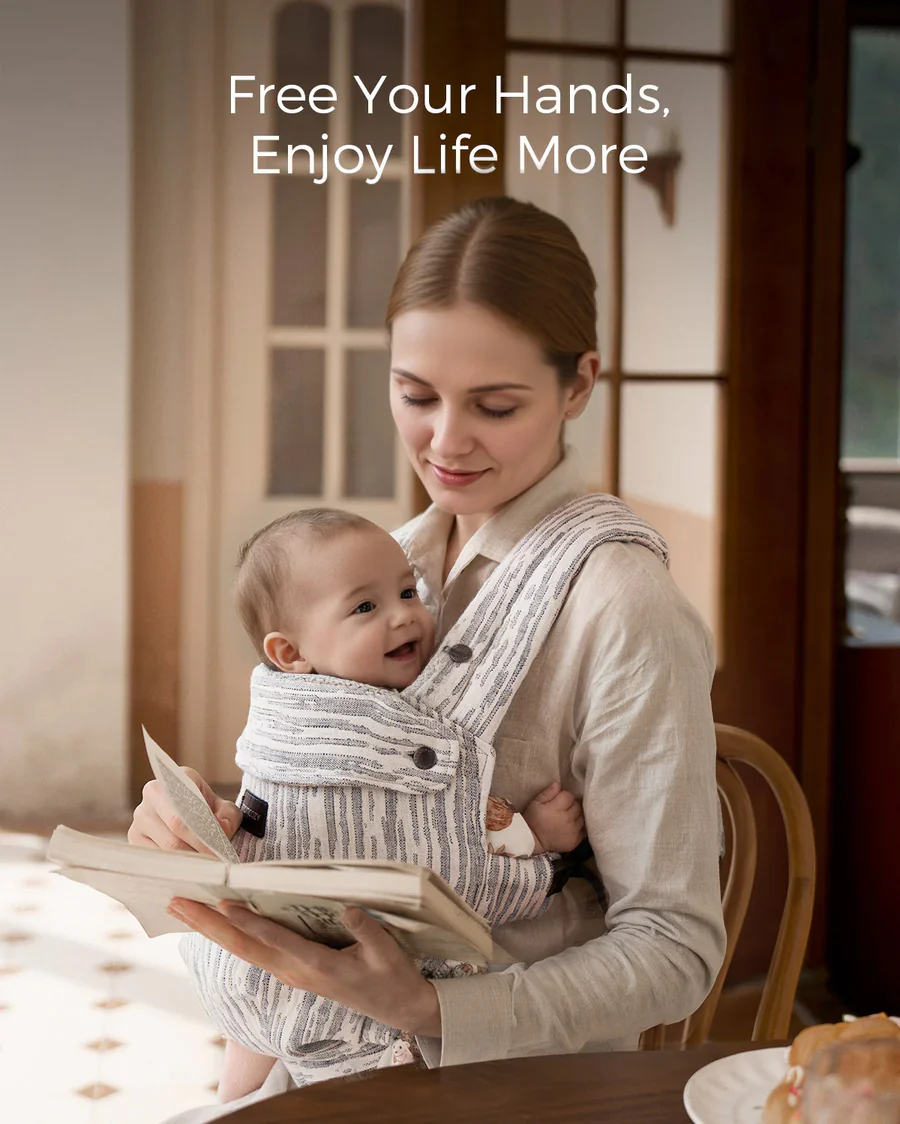 Momcozy PureHug Babytrage - Ergonomisch, gemütlich und leicht - Image 78