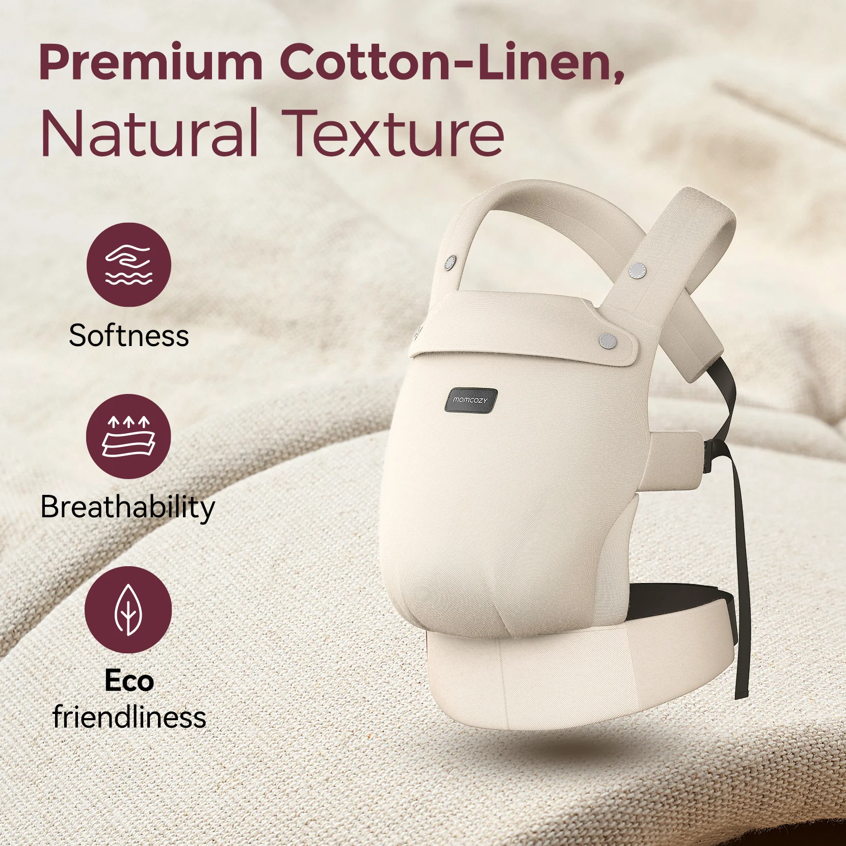 Momcozy PureHug Babytrage - Ergonomisch, gemütlich und leicht - Image 87