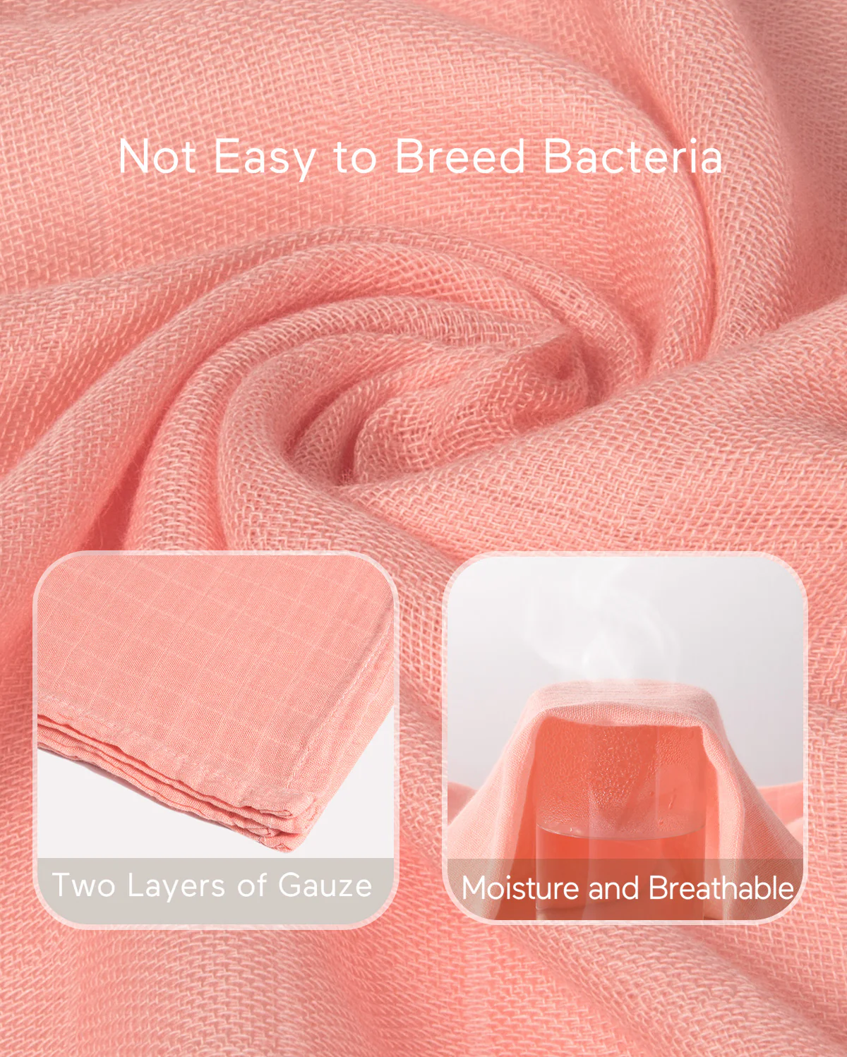 Mamazy Musselin Swaddle Baby Decken, 4 Pack - Image 38