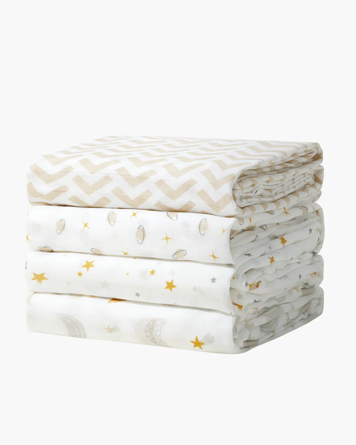 Mamazy Musselin Swaddle Baby Decken, 4 Pack - Image 31