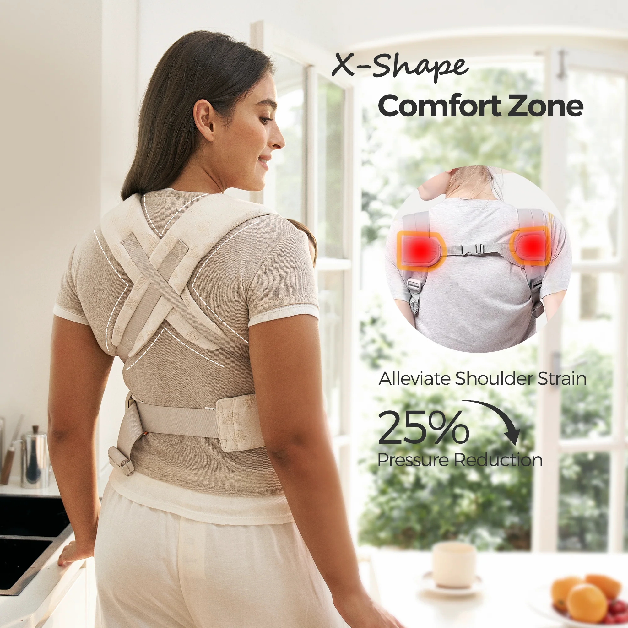 Momcozy WeeSnug Babytrage für Neugeborene (0 - 12M) - Image 24