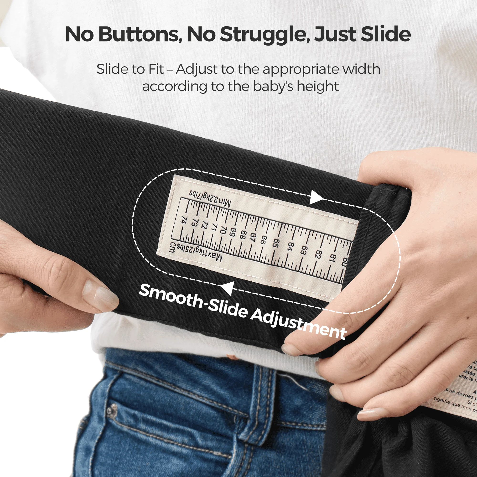 Momcozy WeeSnug Babytrage für Neugeborene (0 - 12M) - Image 3