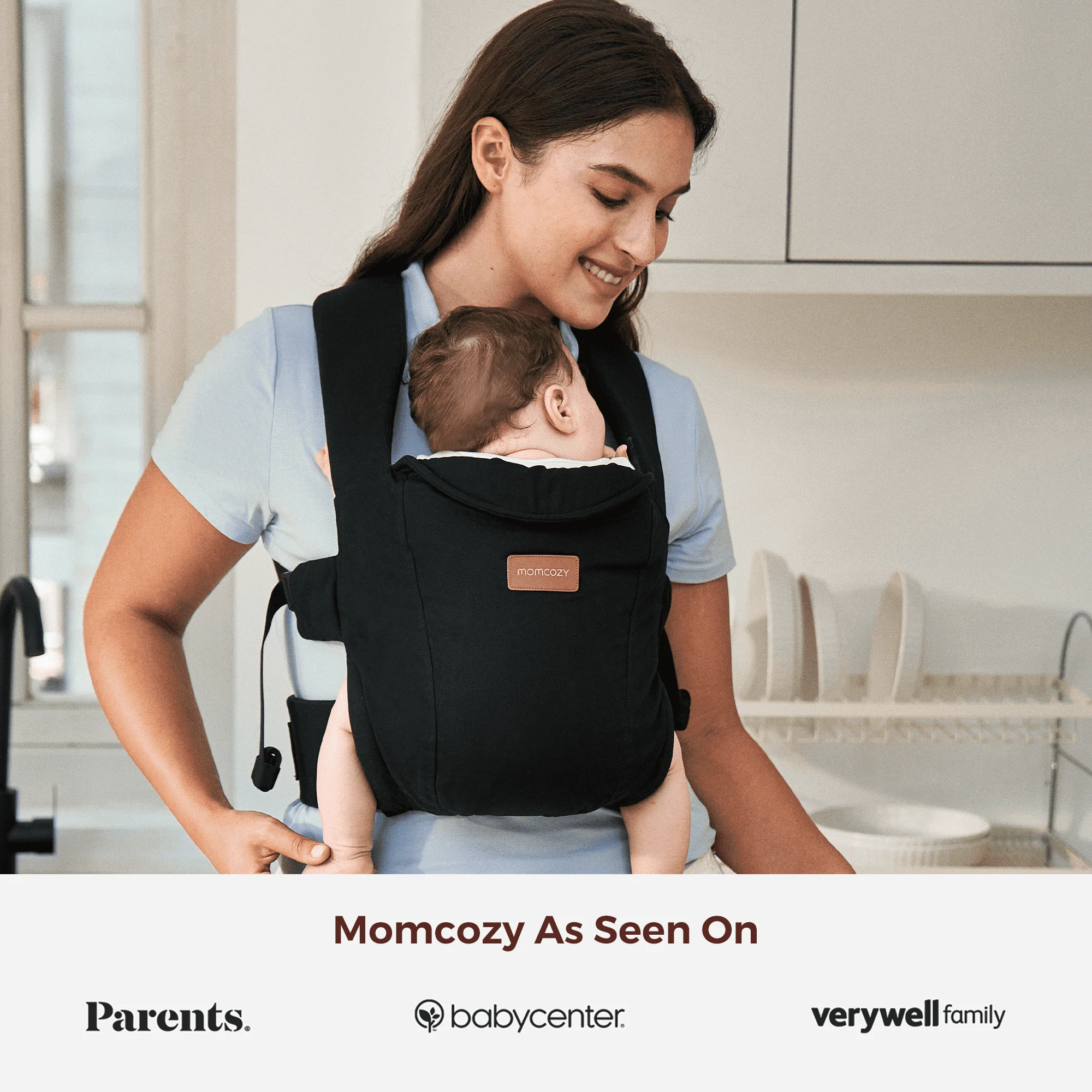 Momcozy WeeSnug Babytrage für Neugeborene (0 - 12M) - Image 8