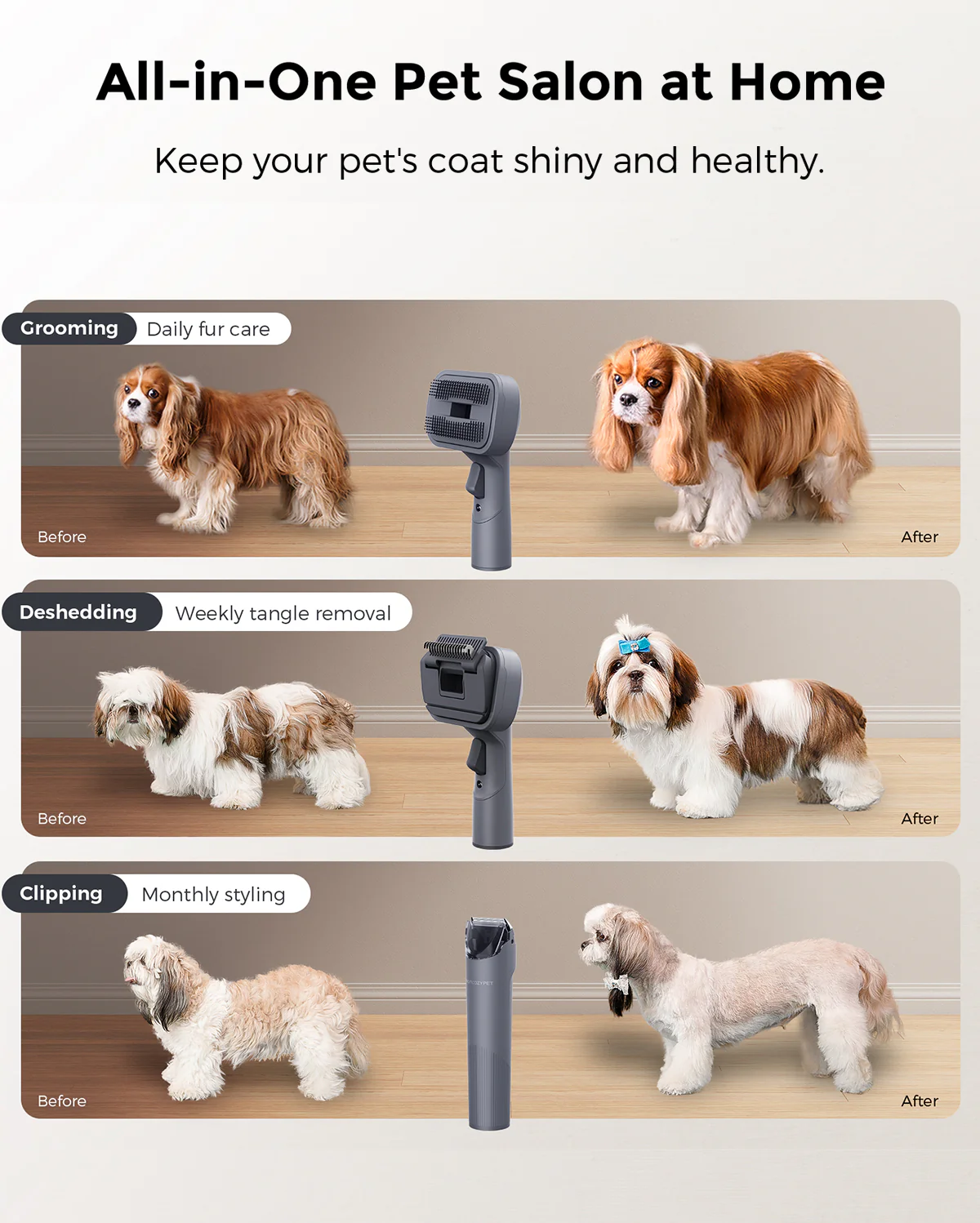 Momcozypet Furase Hundepflege -Vakuum -Kit - Image 4