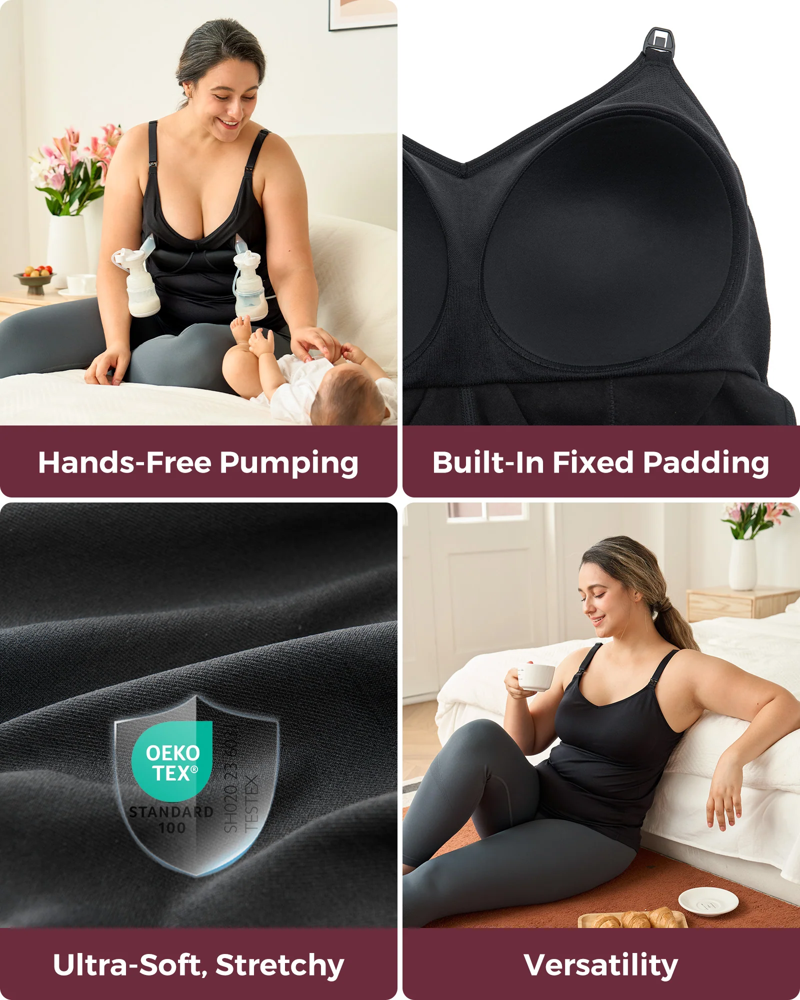 Umstands-Tanktop zum Stillen und Abpumpen - Image 2