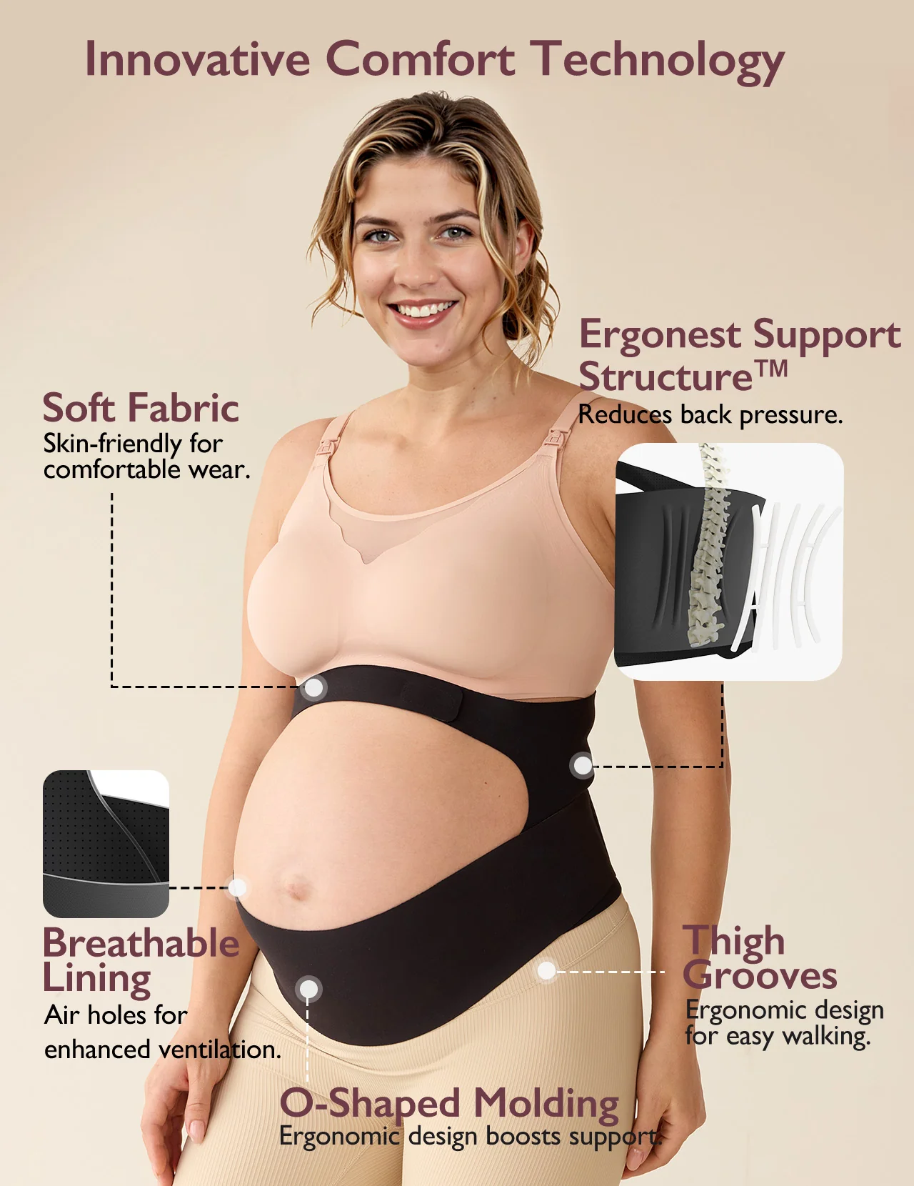 BumpEase - Momcozy Ergonest Schwangerschaftsgürtel - Image 6
