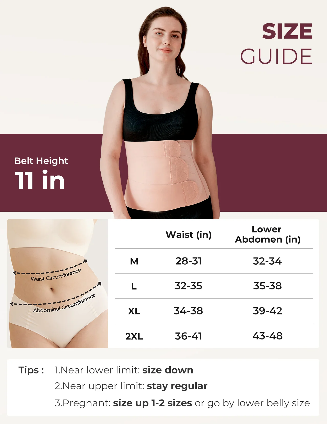 Schwangerschafts-Komfort-Bundle: Ergonest-Bauchband und ultraweicher nahtloser Still-BH YN21 - Image 13
