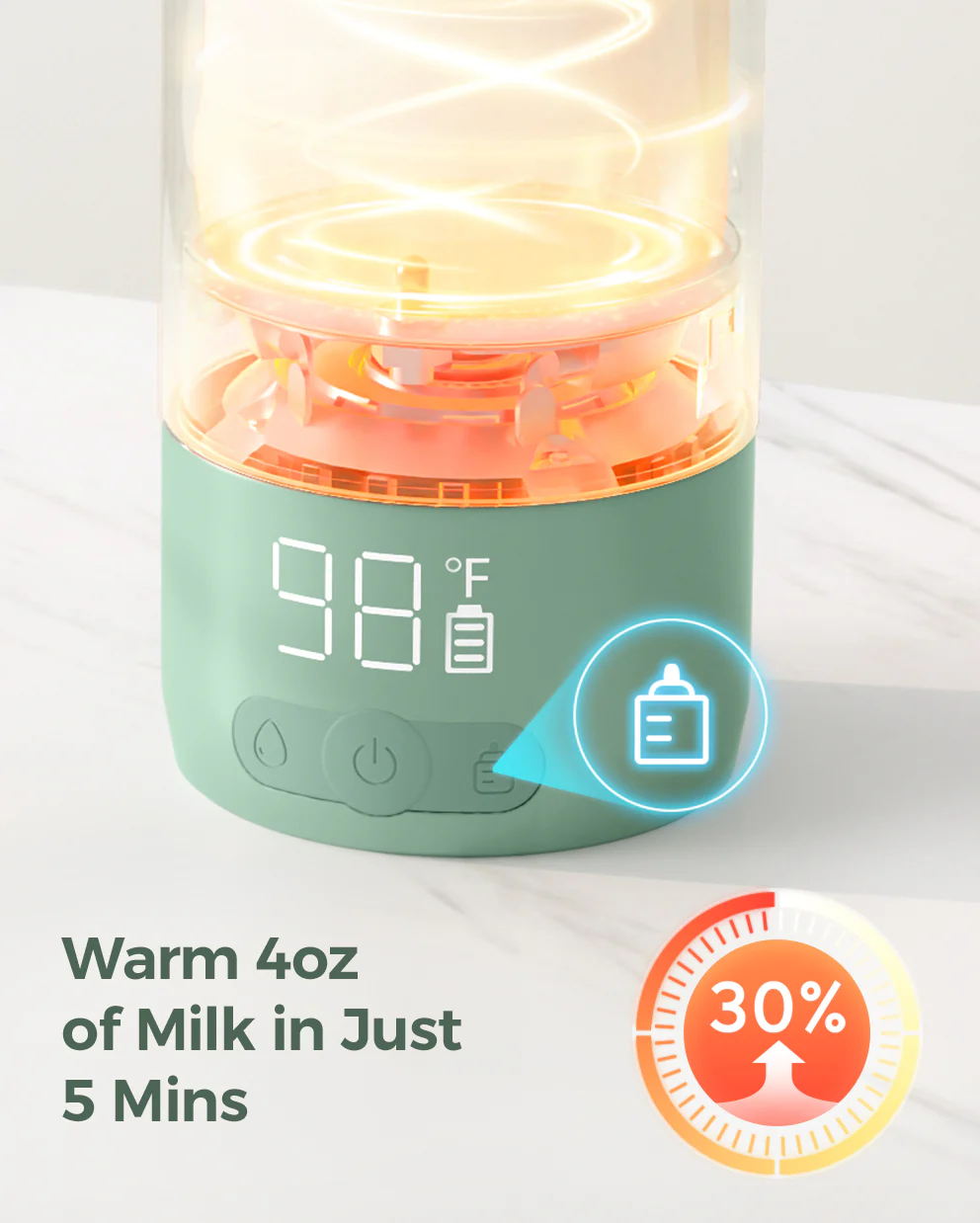 Tragbarer Milchwärmer + 22oz Kühler - On-the-Go Bundle - Image 5