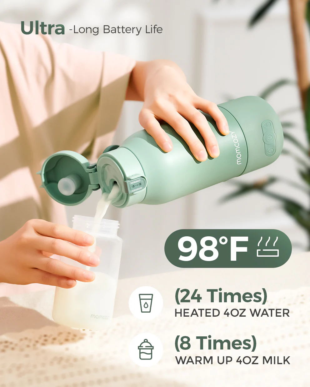 Tragbarer Milchwärmer + 22oz Kühler - On-the-Go Bundle - Image 4